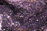 Deep Purple Amethyst Geode - Uruguay #87443-1